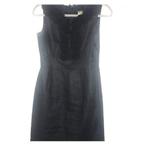 Linen little black dress. Size 2